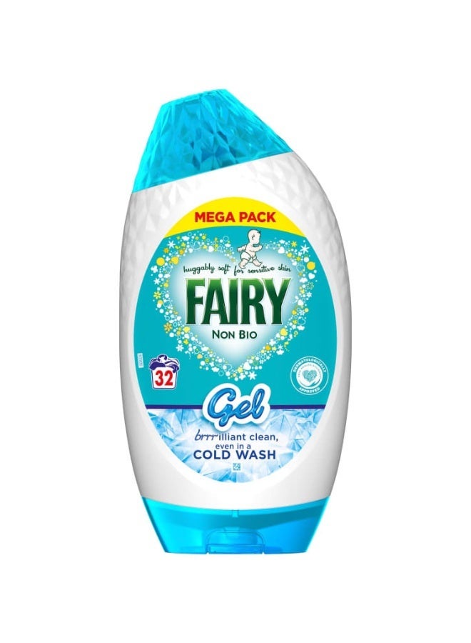 Fairy Non Bio Washing Liquid Laundry Detergent Gel Sensitive Skin Formula 1.18 Litre - Image 1